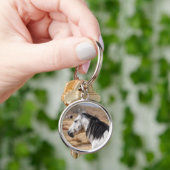 ユタレンジのリンゴ灰色の野生の馬 キーホルダー (手)