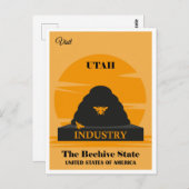 ユタヴィンテージビーハイブ州旅行 ポストカード (正面/裏面)