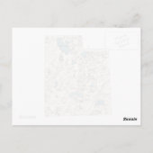 ユタヴィンテージ写真地図アンティーク歌漢図 ポストカード (裏面)