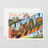 ユタヴィンテージ大文字葉書 ポストカード (正面/裏面)