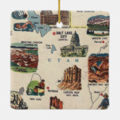 ユタヴィンテージ観光客の地図 セラミックオーナメント (裏面)