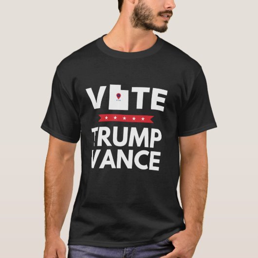ユタ共和党投票トランプTシャツ Tシャツ (正面)