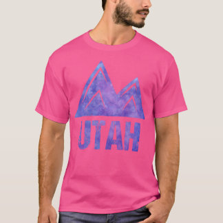 ユタ動揺してウォーターカラーハイキングアドベンチャーシール Tシャツ