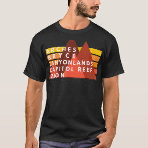 ユタ国立公園ユタの五大記念物NP Tシャツ