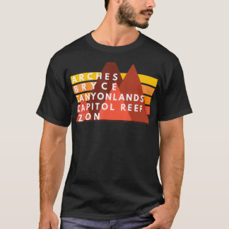 ユタ国立公園ユタの五大記念物NP Tシャツ