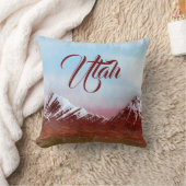 ユタ山脈 クッション (ブランケット)