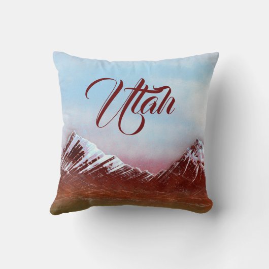 ユタ山脈 クッション (裏面)