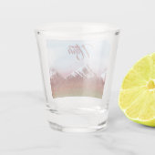 ユタ山脈 ショットグラス (裏面)