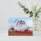 ユタ山脈 ポストカード (スタンド正面)