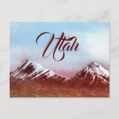 ユタ山脈 ポストカード (正面)