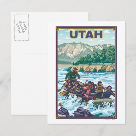 ユタ川 ポストカード (正面/裏面)