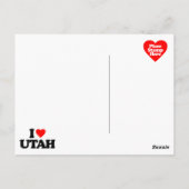ユタ州が大好き ポストカード (裏面)