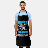 ユタ州でスキーをする老人を決して過小評価しない エプロン (着用した状態)