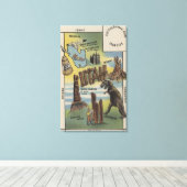 ユタ州で表示するサイトのUtahEmployments キャンバスプリント (インサイチュ (ウッドフロア))