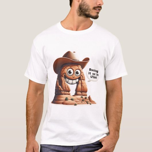 ユタ州で起き上がる Tシャツ (正面)