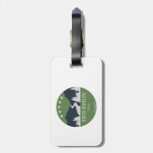 ユタ州のウインタ高地 ラゲッジタグ (裏面縦)