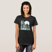 ユタ州のザイオン国立公園WPAポスタースタイルグラフィック Tシャツ (正面フル)