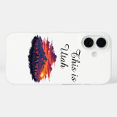 ユタ州のスマホケース Case-Mate iPhoneケース (裏面 (横))
