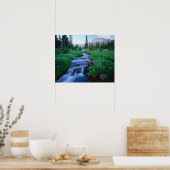 ユタ州のハイウインタス・ウィルダネス。静水フォーク ポスター (キッチン)