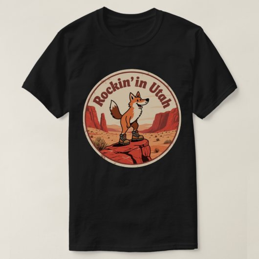 ユタ州のマイト・ファイブ 国立公園ギフト Tシャツ (デザイン正面)