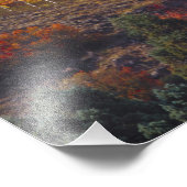 ユタ州のローガン渓谷を通過する秋 フォトプリント            (角)