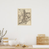 ユタ州の地図 ポスター (キッチン)