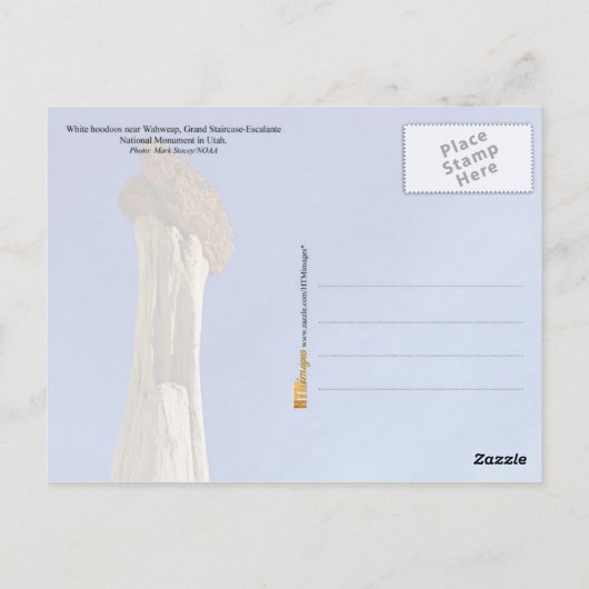 ユタ州の大階段国家記念碑 ポストカード (裏面)