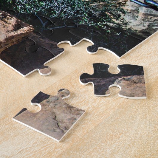 ユタ州の天使の着陸。クリスマスの挨拶 ジグソーパズル (側面)