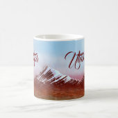 ユタ州の山脈 コーヒーマグカップ (中央)