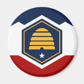 ユタ州の新州 マグネット (正面)