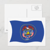 ユタ州の旗のポストカード ポストカード (正面/裏面)