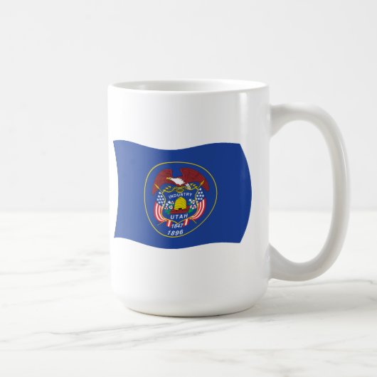 ユタ州の旗マグ コーヒーマグカップ (右)