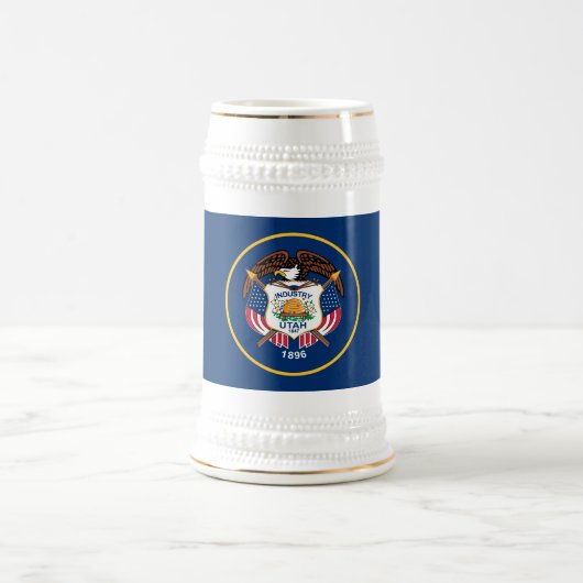 ユタ州の旗 ビールジョッキ (中央)
