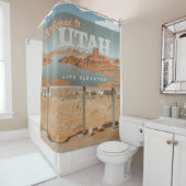 ユタ州の生活上昇 シャワーカーテン (インサイチュ)
