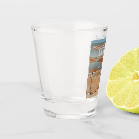 ユタ州の生活上昇 ショットグラス (左)