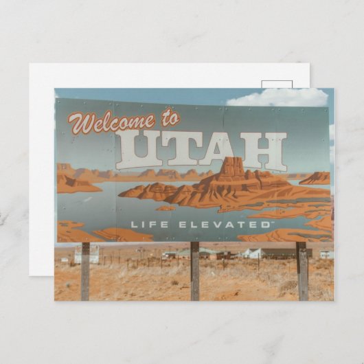 ユタ州の生活上昇 ポストカード (正面/裏面)