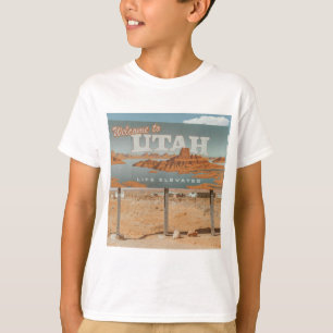 ユタ州の生活上昇 Tシャツ