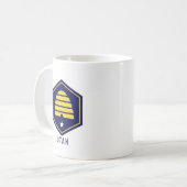 ユタ州の蜂の巣 コーヒーマグカップ (正面左)