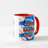 ユタ州の野球とコーヒー マグカップ (正面右)