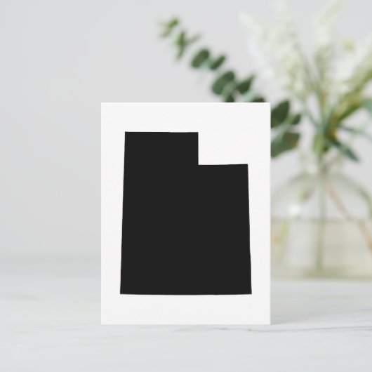 ユタ州への独自の移行のお知らせ ポストカード (スタンド正面)