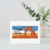 ユタ州へようこそ – USA ポストカード (スタンド正面)