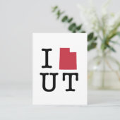 ユタ州を愛する ポストカード (スタンド正面)