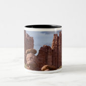 ユタ州アメリカフィッシャー·タワーズの景色。クレジット：ドン ツートーンマグカップ (中央)