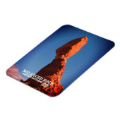 ユタ州アーチス国立公園バランスの取れた岩 マグネット (左側)