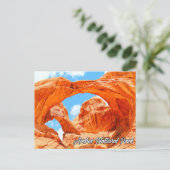 ユタ州アーチス国立公園統一された州 ポストカード (スタンド正面)