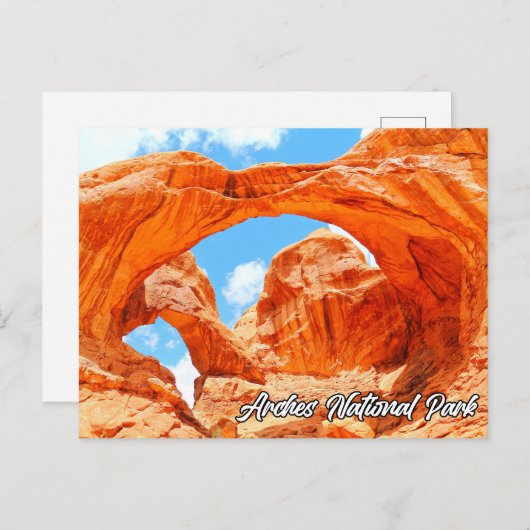 ユタ州アーチス国立公園統一された州 ポストカード (正面/裏面)