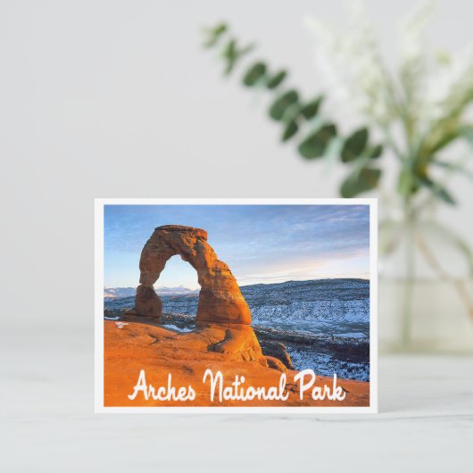 ユタ州アーチス国立公園統一された州 ポストカード (スタンド正面)