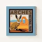 ユタ州アーチス国立公園 |ジャックラビット ノートブック (裏面)