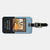 ユタ州アーチス国立公園 |ジャックラビット ラゲッジタグ (正面横)