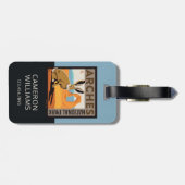 ユタ州アーチス国立公園 |ジャックラビット ラゲッジタグ (裏面横)